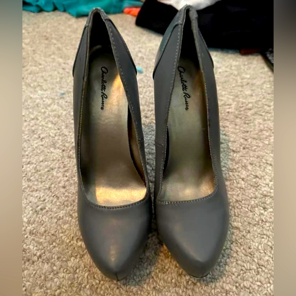 Grey heels